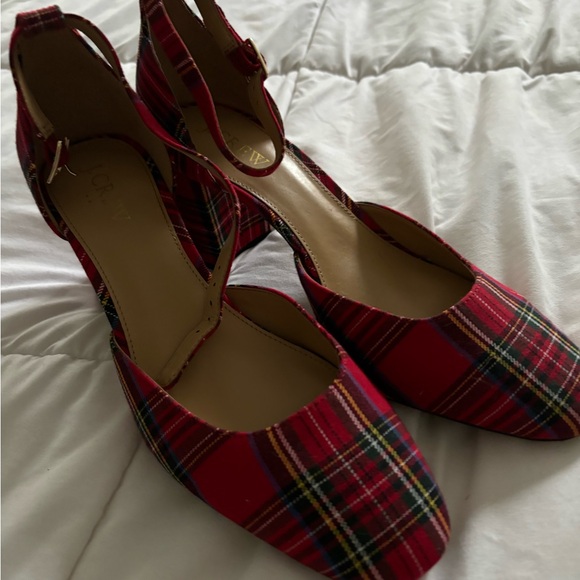 J crew tartan heels - Picture 4 of 5